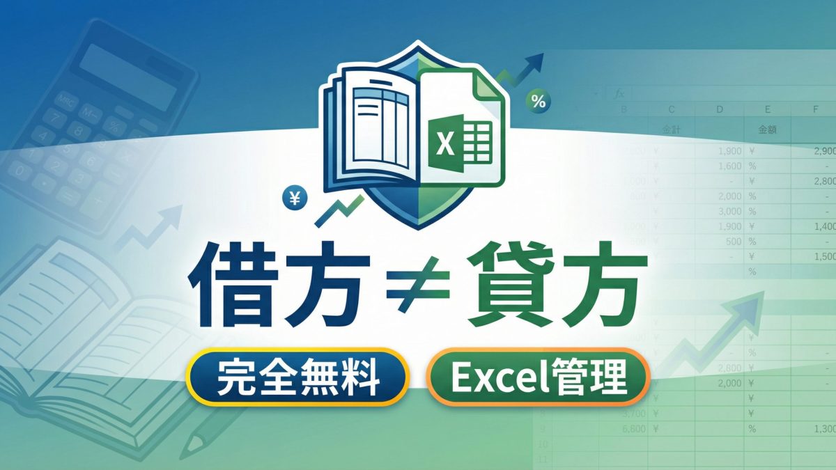 無料複式簿記ツール｜Excel管理で確定申告準備【Locany】